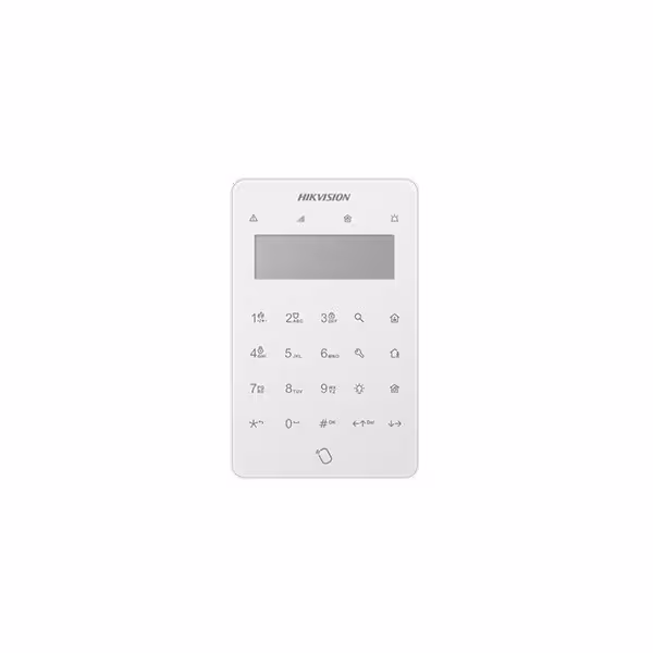 Acheter HIKAXPRO DS-PK501LTM-HWE HIKAXPRO. Clavier LCD compatible avec le panneau AX Hybrid Pro. Inclut un lecteur de proximité 