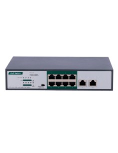 Comprar OEM SW1008POE-H-800M-120W Switch PoE - 8 puertos PoE FE + 2 GE - Velocidad 8 x10/100Mbps + 2 x10/100/1000Mbps - 8 puerto 2