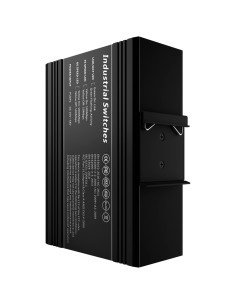 Acheter le switch OEM SW1208HIPOE-MGF-240-DIN PoE en marque blanche - Montage sur rail DIN - 8 ports Gigabit + 4 SFP Gigabit - 9 2