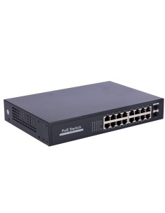 Comprar OEM SW1816POE-GF-250-E Switch PoE - 16 puertos RJ45 + 2 SFP Uplink - 16x 10/100/1000Mbps + 2x 10/100/1000Mbps - 16 Puert 2