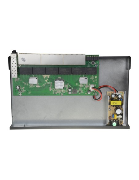 SAFIRE SW2624GT-2GF Switch - 24 portas RJ45 + 2 SFP Giga - Velocidade do Porto 10/100/1000 Mbps - Máximo 20W - Plug & Amp Amp