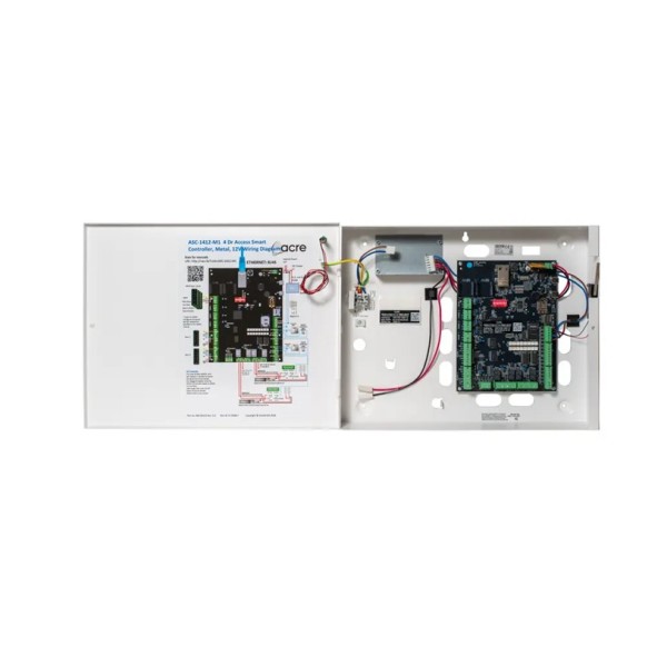 Acheter ACRE ASC-1412-M1 ACRE. Contrôleur ACRE Smart Controller 4 portes dans un boîtier métallique avec alimentation 12V, 2 por