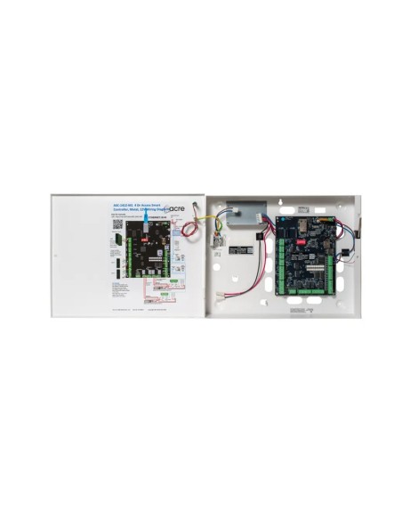 Acheter ACRE ASC-1412-M1 ACRE. Contrôleur ACRE Smart Controller 4 portes dans un boîtier métallique avec alimentation 12V, 2 por