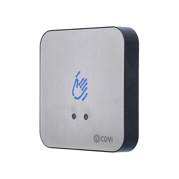 Kaufen CDVI RTE-WIR CDVI. Kontaktloser IR-Taster aus Edelstahl, Aufputzmontage 86x86x14 mm. Sensor 3–15 cm, zweifarbige LED, 12-