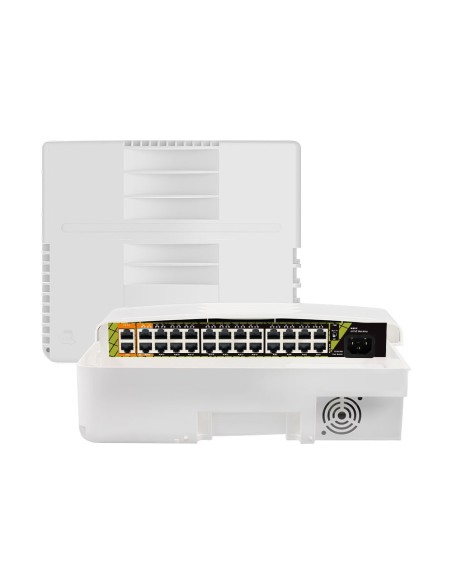 Comprar OEM SW2624POE-G-300-OUT Switch PoE exterior - 22 RJ45 PoE+ 2 RJ45 Hi-PoE - 2 RJ45 Uplink - 22 x 10/100 Mbps - 4 x Gigabi