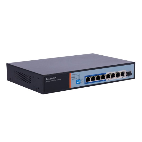 OEM SW98Infiel-2ZXF-150 MultigaGibit 2,5Gbps - 8 portas PoE + 1 Uplink SFP 10G - Velocidade da porta 2.5 / 1Gbps -