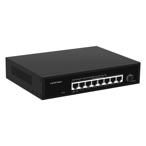 Acquistare OEM SW98HIPOE-2AZXF-150-V2 Switch PoE Multigigabit 2,5Gbps - 8 porte PoE + 1 uplink SFP 10G - Velocità delle porte 2,