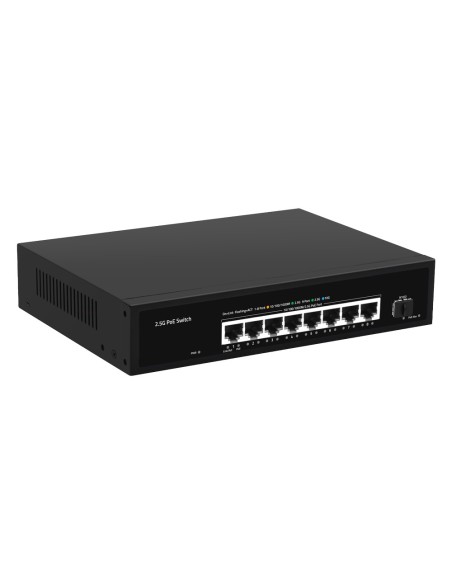 Acheter le switch OEM SW98HIPOE-2AZXF-150-V2 PoE multigigabit 2,5 Gbit/s - 8 ports PoE + 1 uplink SFP 10G - Vitesse des ports 2,