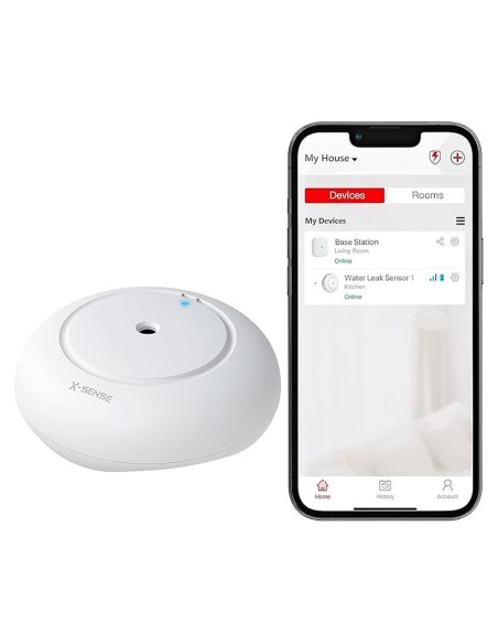 Acheter X-SENSE SWS51 détecteur de fuite d’eau sans fil - Wi-Fi - IP66 - Compatible avec la station de base SBS50 - Compatib
