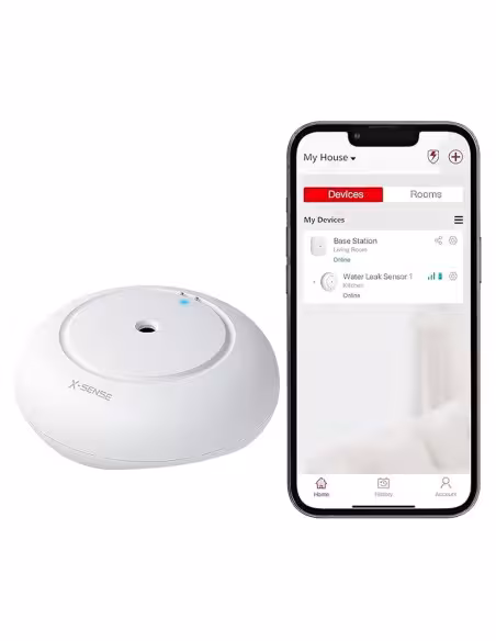 Kaufen X-SENSE SWS51 kabelloser Wasserleck-Sensor - Wi-Fi - IP66 - Kompatibel mit der Basisstation SBS50 - Kompatibl