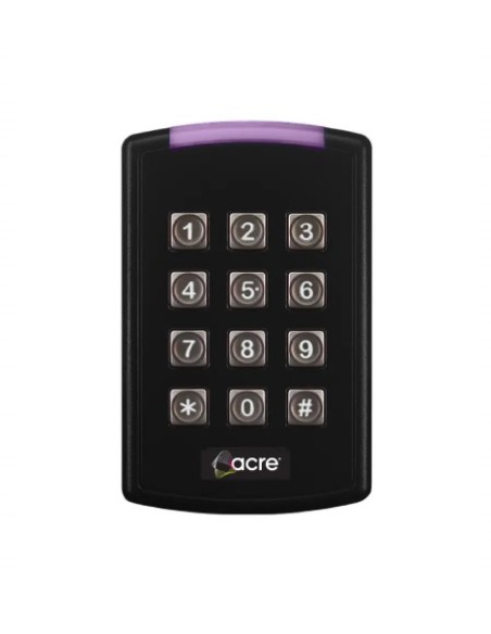Acquista ACRE AT25-7WS-M ACRE. Lettore con tastiera per il controllo degli accessi con RFID 1356 MHz Bluetooth e Prox.