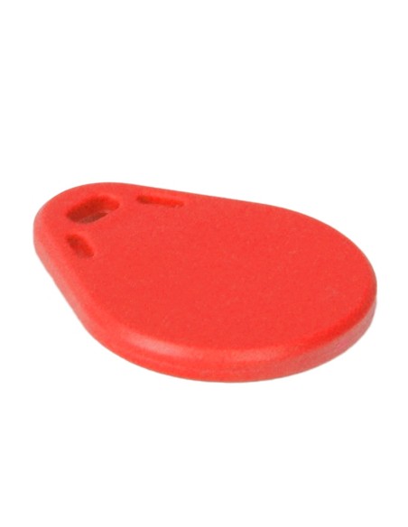 CardCube Tag-MF-WR-R Chaveiro Proximidade Rewritável - ID de Radiofrequência - MF passivo | Cor vermelha - alta frequência 