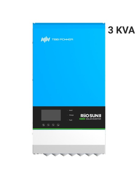 Acheter TBB TBB-RIOSUN2-3KVA-S Onduleur monophasé tout-en-un TBB - Puissance 3000 W - 1 entrée MPPT - Onduleur, chargeur et régu