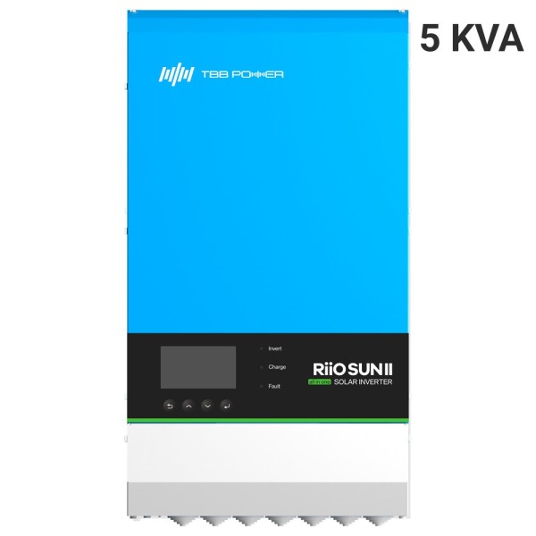 Comprar TBB TBB-RIOSUN2-5KVA-S Inversor todo en uno TBB - Potencia 5000W - 2 entradas MPPT - Inversor, cargador y regulador - Co