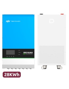 Tbb tbb-riosun2-8kva-2x-dy-powerbrick-14336 embalagem inversor + bateria - Power 8000W - 2 ingressos MPPT - inversor, carregador
