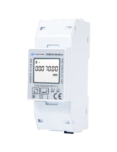 Kaufen TBB TBB-SDM-230 Smart Meter TBB – Einphasig | Bidirektional – Kompatibel mit Riio SUN II Wechselrichter – Hutschienenmont