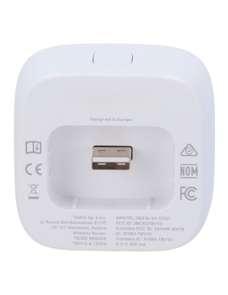Tedee Tedee-Bridge-WBT WiFi Gateway Acessório - Conexão Bluetooth com equipamento - Operação e gerenciamento remoto de perto