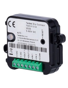 Tedee Tedee-DryContact Bilhete e Módulo de Saída Acessório - Comunicação Bluetooth - Accione Auxil Teleth