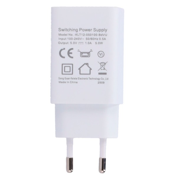 Comprar TEDEE TEDEE-POWERADAPTER Alimentador USB - Enchufe tipo europeo - Entrada AC 100-240 V / 0.5 A - Salida USB A DC 5 V / 1
