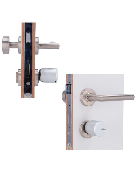 Comprar TEDEE TEDEE-PRO-B Cerradura girallaves inteligente BLE - Invisible desde el exterior | Tamaño reducido - Instalación sin