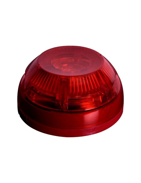 Comprar OEM TFS-3192-R Sirena cableada para interior de incendios - Certificado EN54-3 y EN54-23 - Potencia de sonido 100 dB a 1