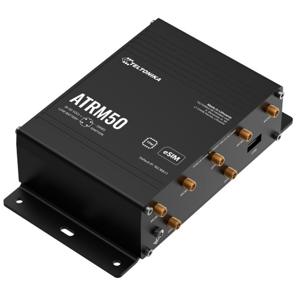 Comprar TELTONIKA TK-ATRM50 Router Industrial 5G M12 - 5G Sub-6Ghz SA/NSA ( compatible con 4G/3G ) - 4 Puertos M12 10/100/1000Mb