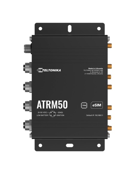 Comprar TELTONIKA TK-ATRM50 Teltonika Router Industrial 5G M12  - Conectividad 5G SA/NSA ultra rápida y fiable - WiFi 5 Dual-B