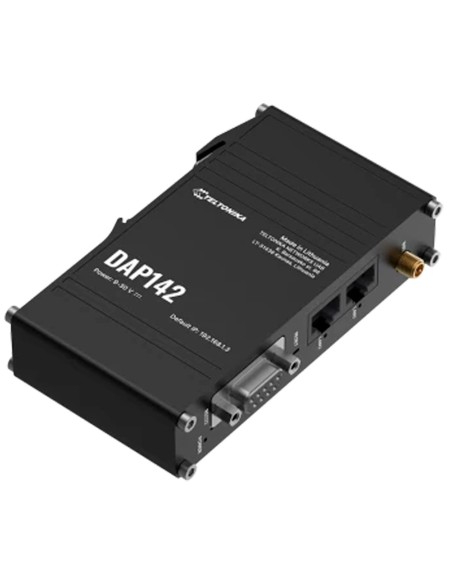 Teltonika Tk-Dap142 Teltonika Ponto de Acesso Industrial - 2 Portas Ethernet RJ45 RJ45 Fast Ethernet - RS232 Porta serial - Wi-F
