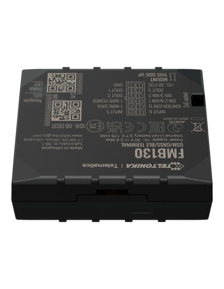 Comprar TELTONIKA TK-FMB130 Tracker avanzado para vehículos - Conexión cableado interno - Instalación oculta bajo salpicadero - 