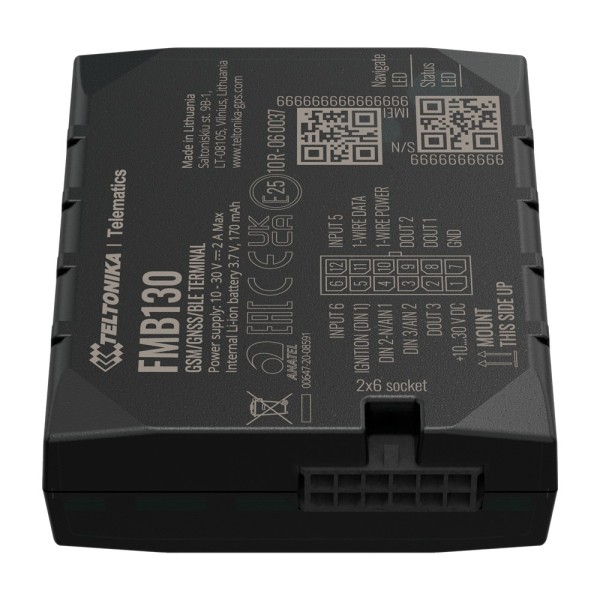 Comprar TELTONIKA TELEMATIC TK-FMB130 Tracker avanzado para vehículos - Conexión cableado interno - Instalación oculta bajo salp