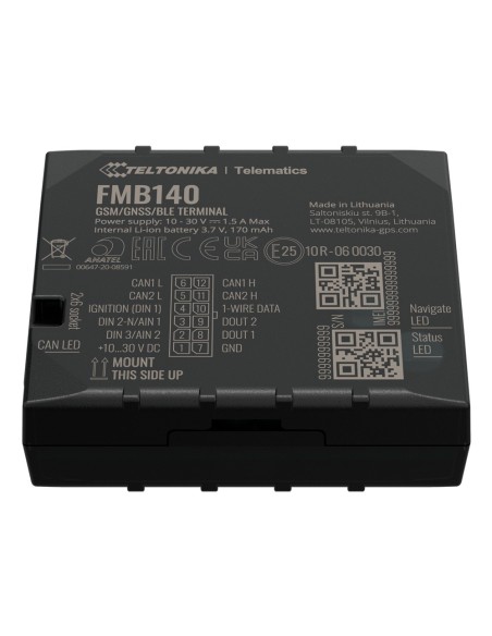 Comprar TELTONIKA TK-FMB140 Tracker avanzado para vehículos - Conexión cableado interno - Instalación oculta bajo salpicadero - 