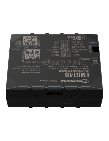 Comprar TELTONIKA TK-FMB140 Tracker avanzado para vehículos - Conexión cableado interno - Instalación oculta bajo salpicadero - 