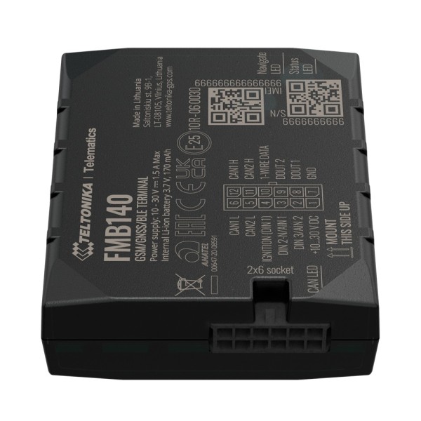 Acheter TELTONIKA TK-FMB140 traceur avancé pour véhicules - Connexion par câblage interne - Installation dissimulée sous le tabl