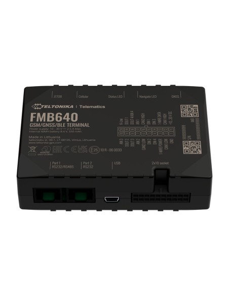 Comprar TELTONIKA TK-FMB640 Tracker profesional para vehículos - Conexión cableado interno - Instalación oculta bajo salpicadero