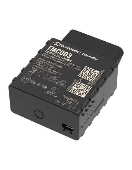Comprar TELTONIKA TK-FMC003 Tracker Plug &amp; Play para vehículos - Conexión OBD - Instalación rápida y accesible - 4G, 2G y BL