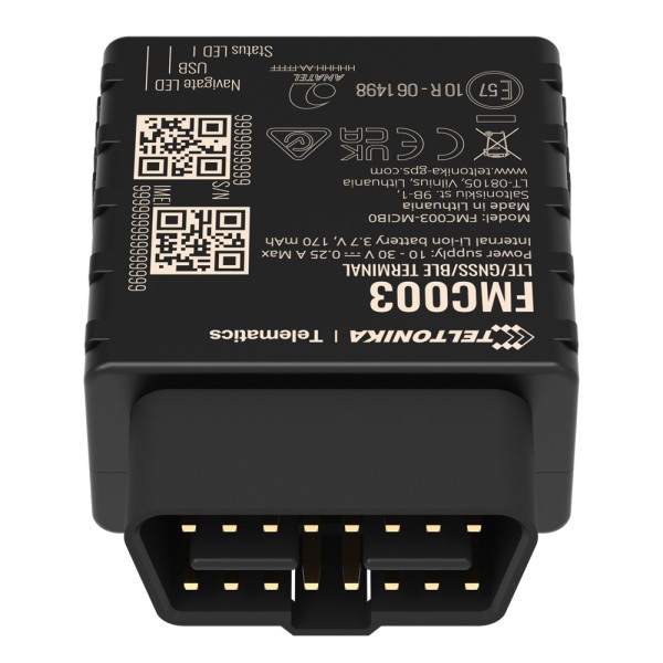 Comprar TELTONIKA TK-FMC003 Tracker Plug &amp; Play para vehículos - Conexión OBD - Instalación rápida y accesible - 4G, 2G y BL