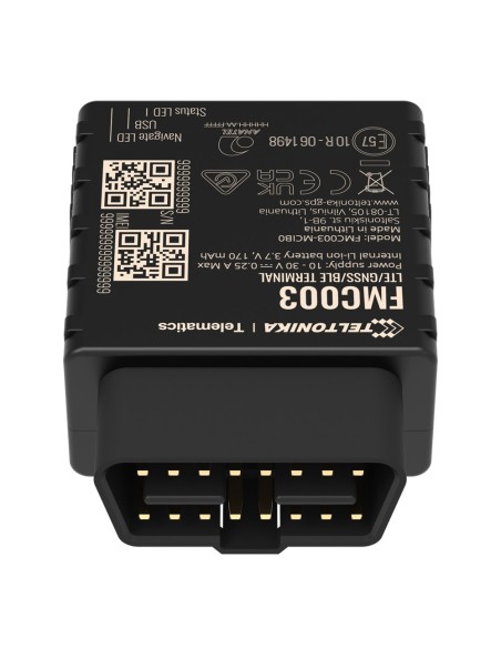 Comprar TELTONIKA TK-FMC003 Tracker Plug &amp; Play para vehículos - Conexión OBD - Instalación rápida y accesible - 4G, 2G y BL