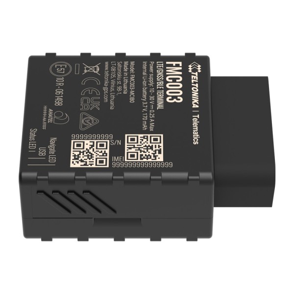 Comprar TELTONIKA TK-FMC003 Tracker Plug &amp; Play para vehículos - Conexión OBD - Instalación rápida y accesible - 4G, 2G y BL