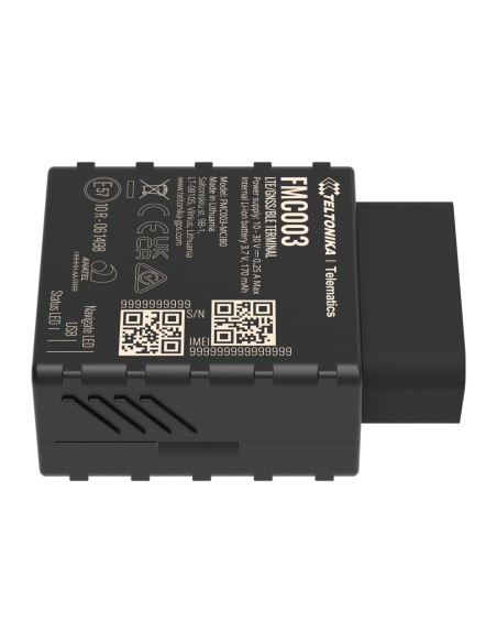 Teltonika TK-FMC003 Plug & Amp Play para veículos - Conexão OBD - Instalação rápida e acessível - 4G, 2G e BLE para TK