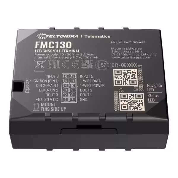 Kaufen TELTONIKA TK-FMC130 fortschrittlicher Fahrzeug-Tracker – interne Kabelverbindung – verdeckte Installation unter dem Armat