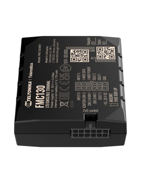 Comprar TELTONIKA TK-FMC130 Tracker avanzado para vehículos - Conexión cableado interno - Instalación oculta bajo salpicadero - 