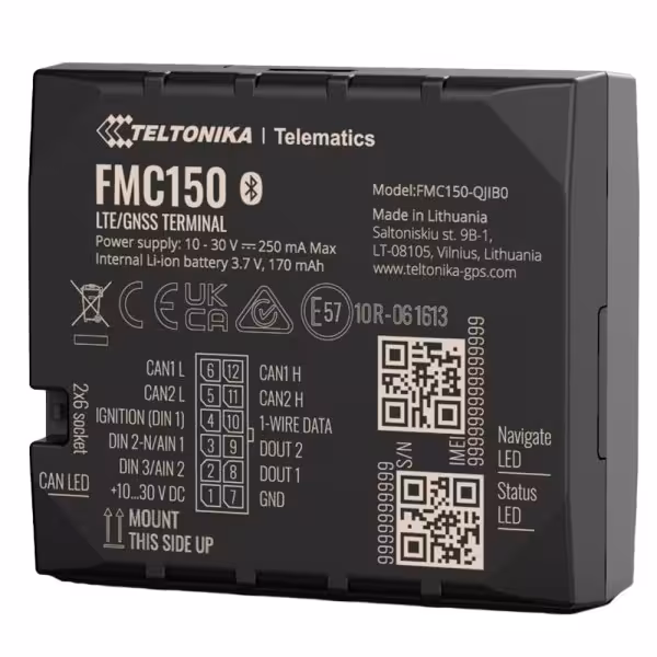 Kaufen TELTONIKA TK-FMC150 fortschrittlicher Fahrzeug-Tracker – interner Kabelanschluss – verdeckte Installation unter dem Armat