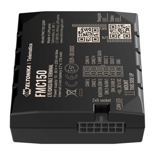 Comprar TELTONIKA TK-FMC150 Tracker avanzado para vehículos - Conexión cableado interno - Instalación oculta bajo salpicadero - 
