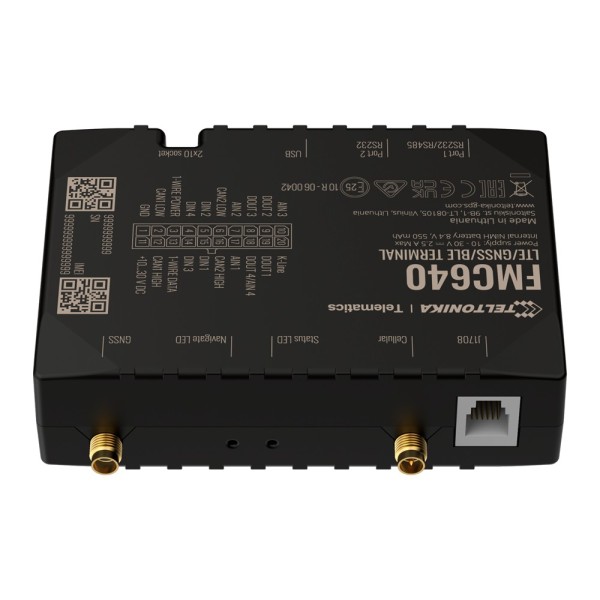 Teltonika TK-FMC640 Professional Tracker para veículos - Conexão de fiação interna - instalação escondida em Dashboard - 4G, 3