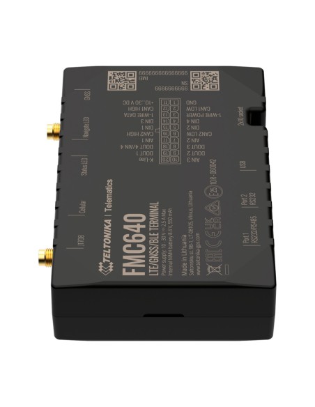Comprar TELTONIKA TK-FMC640 Tracker profesional para vehículos - Conexión cableado interno - Instalación oculta bajo salpicadero