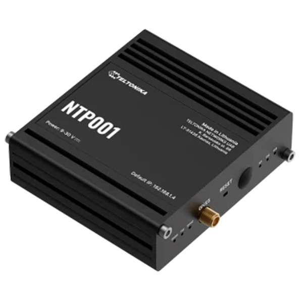 Kaufen TELTONIKA TK-NTP001 Teltonika Industrieller GNSS-NTP-Zeitserver  
- Präzise Stratum-1-Synchronisation über GNSS  
- P