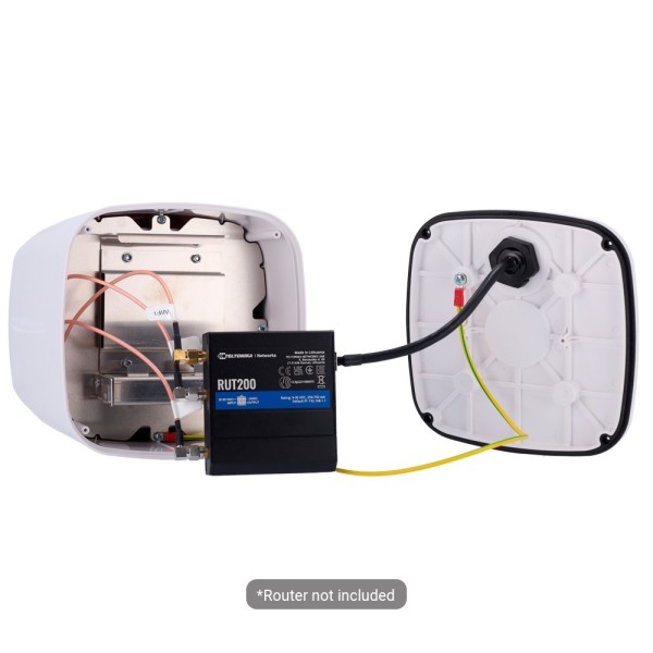 Teltonika TK-PR1IC860 Teltonika Antena Exterior Industrial - 4G Combo LTE / Wi-Fi - Post / Mail Assemble - Conectores SMA - 