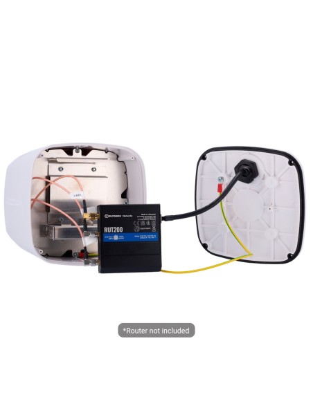 Teltonika TK-PR1IC860 Teltonika Antena Exterior Industrial - 4G Combo LTE / Wi-Fi - Post / Mail Assemble - Conectores SMA - 