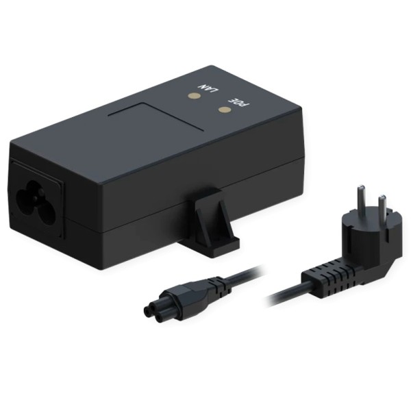 Teltonika TK-PR323EUB Injector POE PASSIVE - Entrada / saída RJ45 10/100 Mbps - 24V 1A - distância máxima 100 m - Compatível com