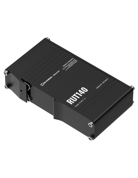 Acheter TELTONIKA TK-RUT140 Routeur industriel Teltonika - Wi-Fi 4 - 2 ports Fast Ethernet RJ45 - Format ultra-compact - Alimen